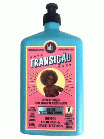 Creme Texturizador Capilar Lola Transição Crespos e Cacheados com 500g