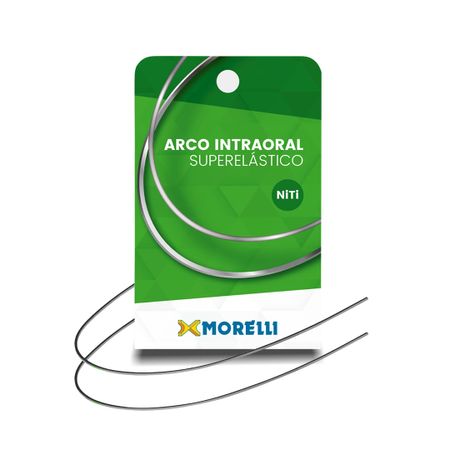 50.62.015 Arco Intraoral Superelástico Grande Niti Retangular 0,53x0,63mm (.021"X.025") - Morelli
