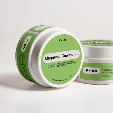 Magnésio Quelato 260mg Vitamine-se 30 Cápsulas