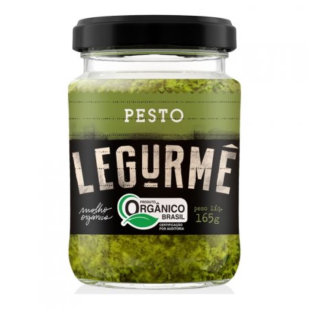 Molho Pesto Orgânico Vegano Abobrinha Castanha Legurmê 165g