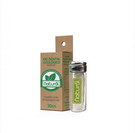 Fio Dental Ecológico De Milho 30m Natural Suavetex