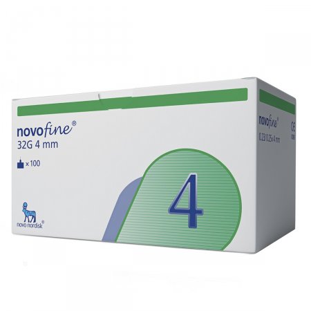 Agulha para Caneta Aplicadora de Insulina Novofine 32G 4mm com 100