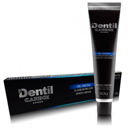 Gel Dental Dentil Carbox Clareador com Carvao Ativado  90g