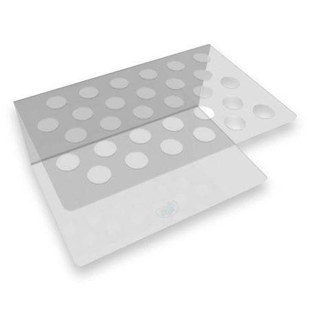 Suporte Simples Para Resinas 30 Cavidades Cristal - AGIR