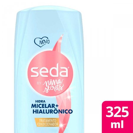 Condicionador Seda Hidra Micelar e Hialurônico by Niina Secrets com 325ml