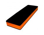 Step de Ginástica em Eva Polimet Preto e Laranja 90x30x10