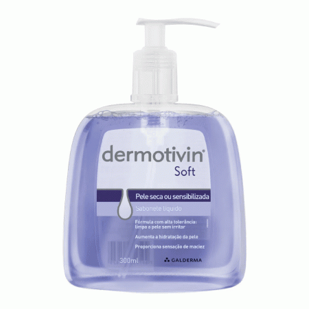 Galderma Dermotivin Soft Sabonete Líquido Pump 300ml