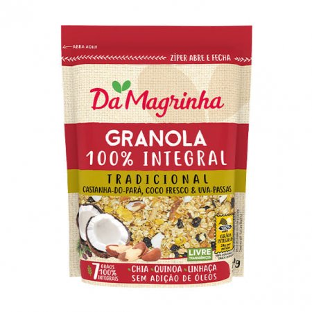 Granola Integral Da Magrinha Tradicional 250g