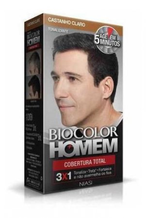 Tonalizante Biocolor Homem Castanho Claro