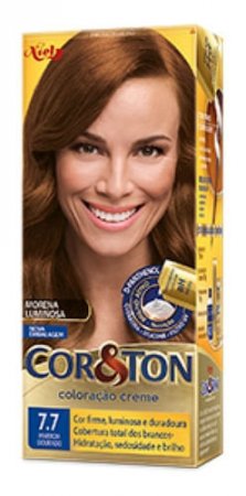 Tintura Cor&ton 7.7 Marrom Dourado