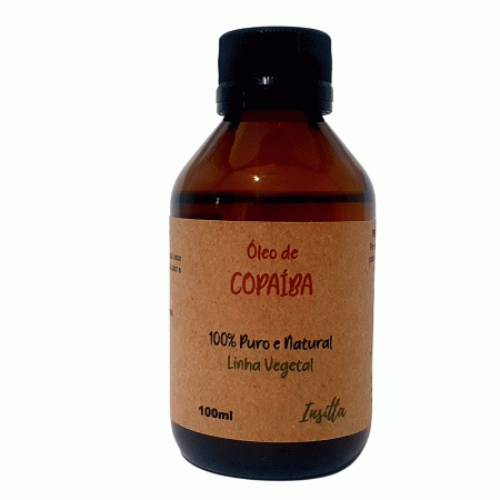 Óleo Resina de Copaíba da Amazônia Insitta 100%Puro e Natural 100ml