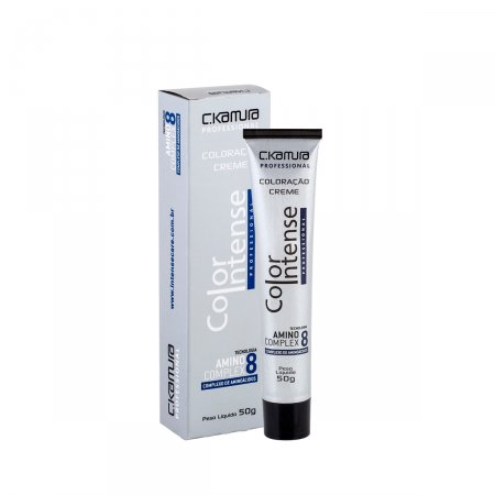 Tintura Creme C.Kamura Color Intense 6.7 Louro Escuro Marrom com 50g