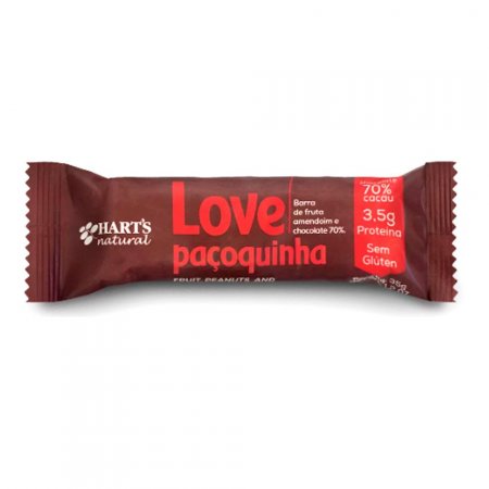Barra Love Paçoquinha Hart's Natural 35g