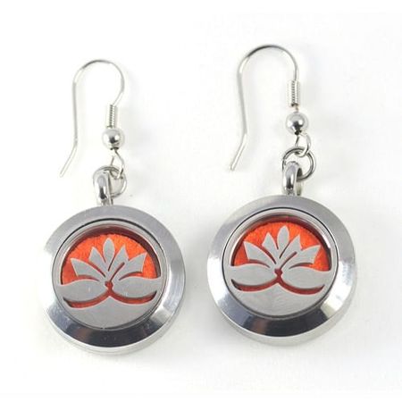 Aromatizador Pessoal Brinco Lotus - Aço Inox