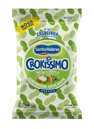 CROKÍSSIMO AMENDOIM CROCANTE SALSA E CEBOLA 400g PACOTE