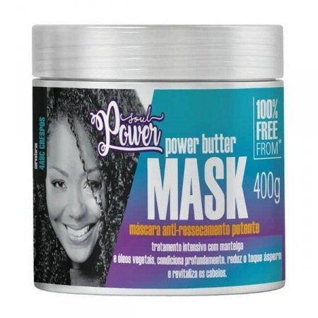 Power Butter Máscara Antiressecamento Soul Power 400g Beauty Color
