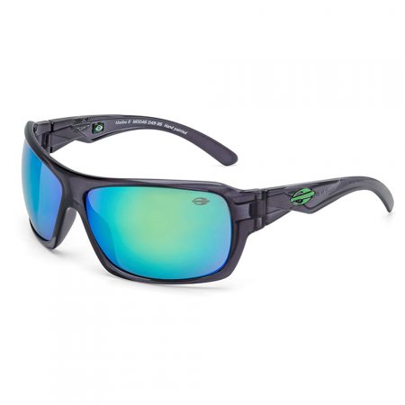 Óculos de sol mormaii malibu 2 fume brilho lente cinza fl verde