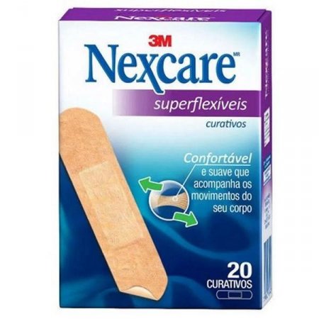 Curativos Superflexiveis Nexcare 20 Unidades