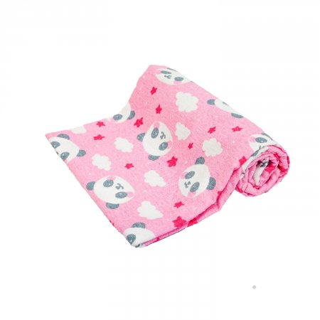Toalha Kids Panda Rosa Baby Joy