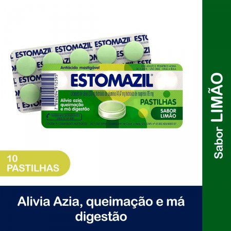 Estomazil Limão com 10 pastilhas