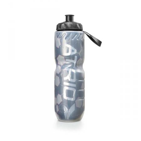 Garrafa Squeeze para Bike Térmica 650ml Material em Polietileno e Alumínio Preto Atrio - BI151