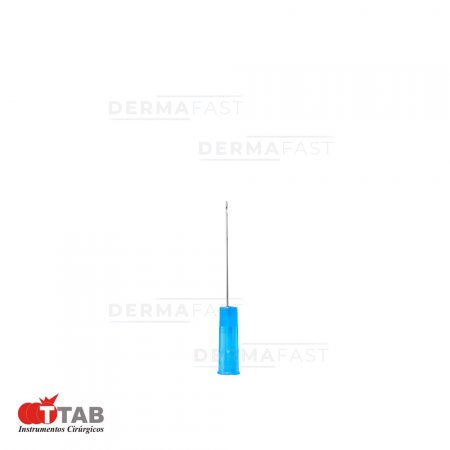 Microcânula para Preenchimento 23G - 0,6mm x 30mm - c/ agulha auxiliar 22g - CPR003 10 Un. - TAB Instrumentos Cirúrgicos