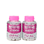 Kit 2 potes Cabelo Pele Unha BellaSoy (Ácido Hialurônico | Biotina | Colágeno | Vitaminas | Sais Minerais)