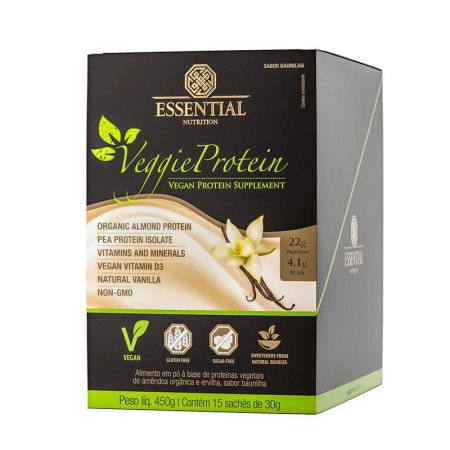 Veggie Essential Nutrition Vanilla 15 sachês 30g