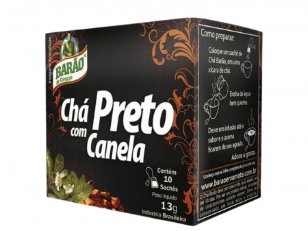 Chá Preto com Canela Barão de Cotegipe 30 sachês