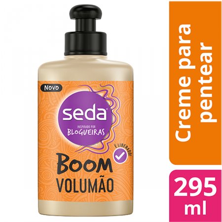 Creme para Pentear Seda Boom Volumão com 295ml