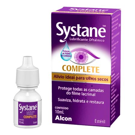 Colírio Lubrificante Systane Complete 10ml