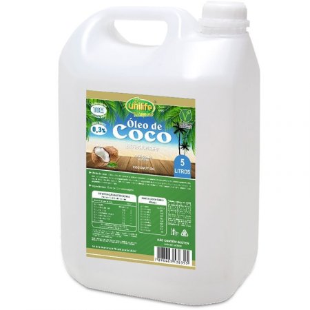 Óleo de Coco Extra Virgem Unilife 5 litros