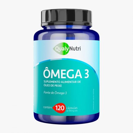 Ômega 3 1000mg - 120 Cápsulas - QualyNutri