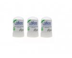 KIT Desodorante Crystal Rock Lafes 63g Vegano C/ 3UNIDs
