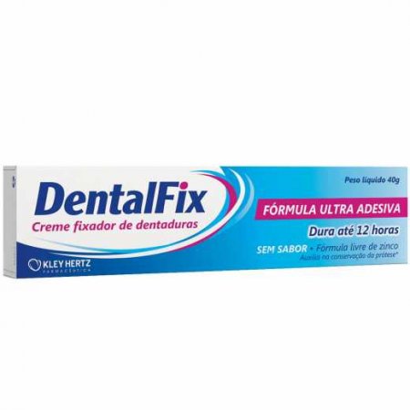 Creme Fixador de Dentadura DentalFix Kley Hertz  S/ Sabor 40g