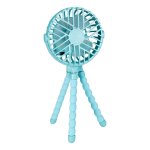 Mini Ventilador Para Berço/Carrinho Buba Baby Azul com 1 unidade