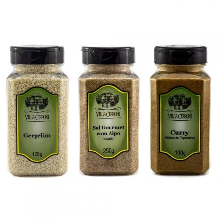 Gergelim, Sal Gourmet com Aipo, Curry - Villa Cerroni
