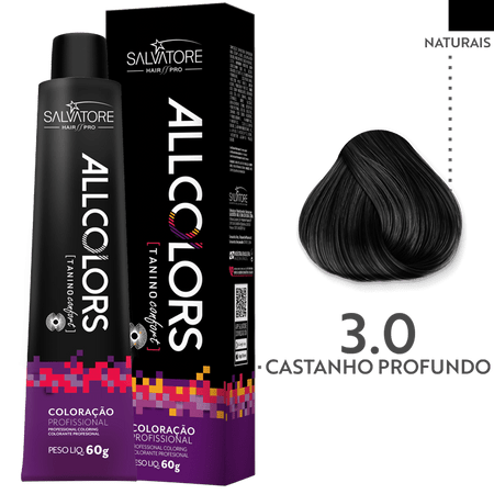 ALL COLORS 60G 3.0 - CASTANHO PROFUNDO