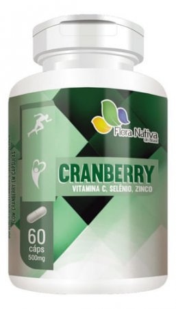 CRANBERRY 500MG 60 CAPSULAS - FLORA NATIVA - A