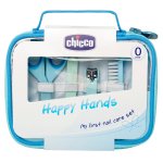 Kit de Cuidados Happy Hands com Estojo Azul (0m+) - Chicco