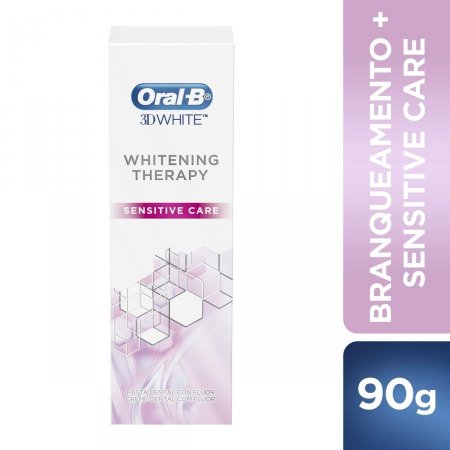 Pasta de Dente Oral-B 3D White Whitening Terapy Sensitive Care com 90g