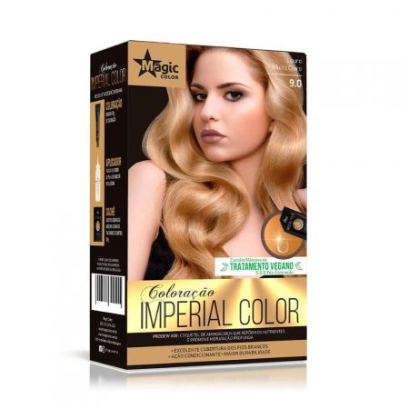 Coloração 9.0 Louro Muito Claro Magic Color 165G