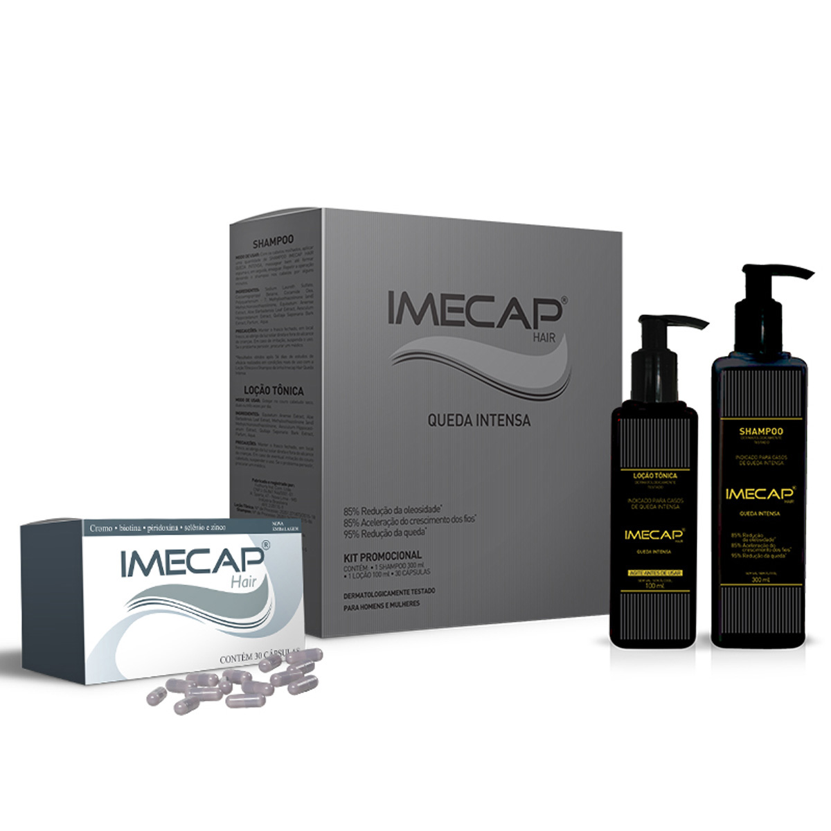 Kit Imecap Hair Queda Intensa