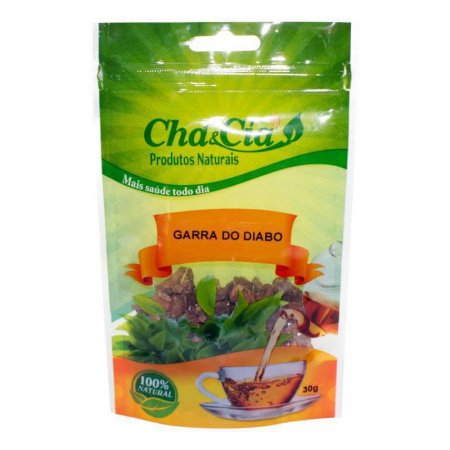 Chá de Garra do Diabo Harpagophytum Procumbens 30g Chá e Cia