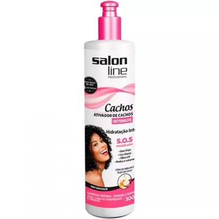 Ativador de Cachos SOS Cachos Mel e Côco 300ml Salon line