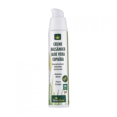 Creme Balsâmico Livealoe Natural Aloe Vera e Copaíba 50g