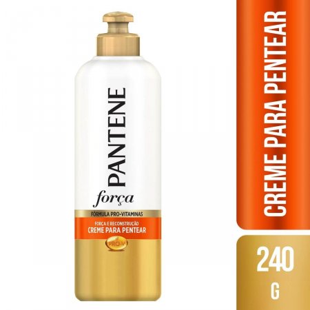 Creme para Pentear Pantene Força e Reconstrução com 240g
