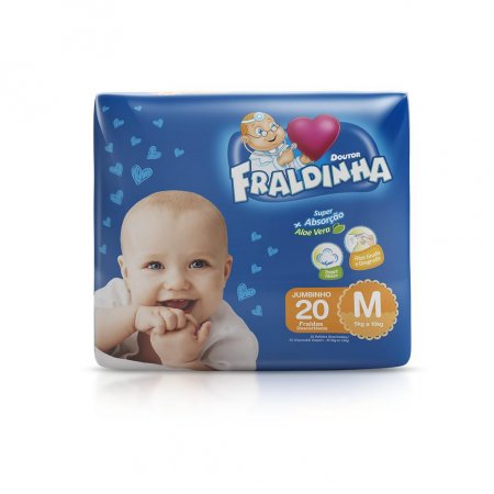 Fralda Doutor Fraldinha Jumbinho - M - 20