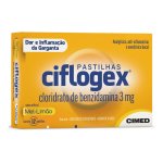 Pastilhas para Garganta Ciflogex Sabor Mel e Limão com 12 unidades