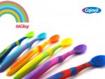 Kit Colheres Infantil Introdução Alimentar Coloridas Nuby